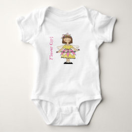 Fairy Flower Girl One Biet Tutu Bodykostym Tee