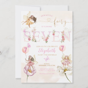 Fairy Forest Girl Birthday Magic Inbjudningar