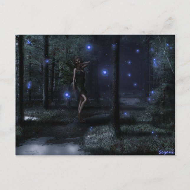 Fairy Forest Postcard Vykort (Framsida)