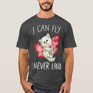 Fairy Funny Cute Cat Cat Kitten Flied Butterf T Shirt