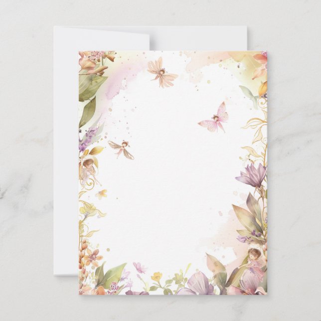 Fairy Garden Anteckningskort (Framsida)