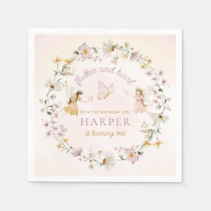 Fairy Garden Birthday Pappersservett