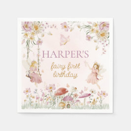 Fairy Garden Birthday Pappersservett