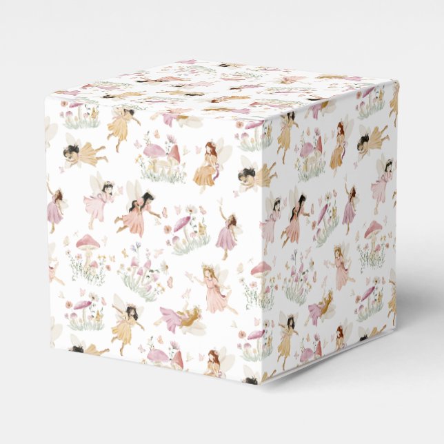 Fairy Garden Birthday Presentaskar (Framsidan Sidan)