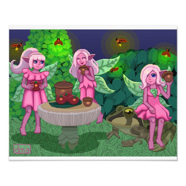 Fairy Garden Fototryck (Framsidan)