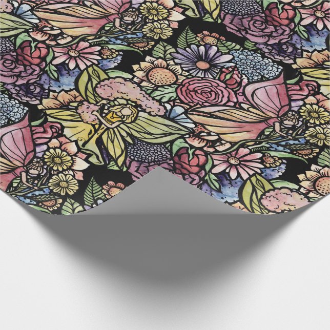 Fairy Garden Gardening Flower Gardens Fairies      Presentpapper (Hörn)