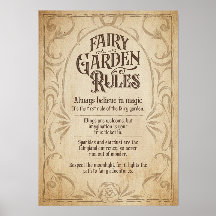 Fairy Garden Regler Sign