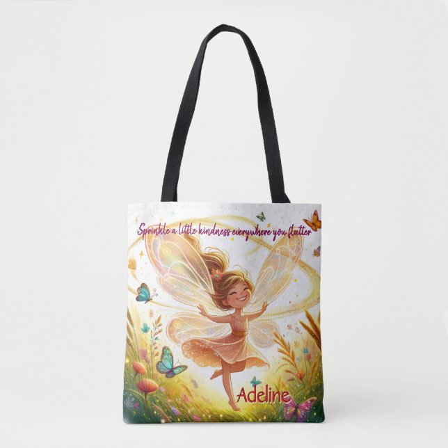 Fairy Garden Tote Bag Tygkasse (Framsida)