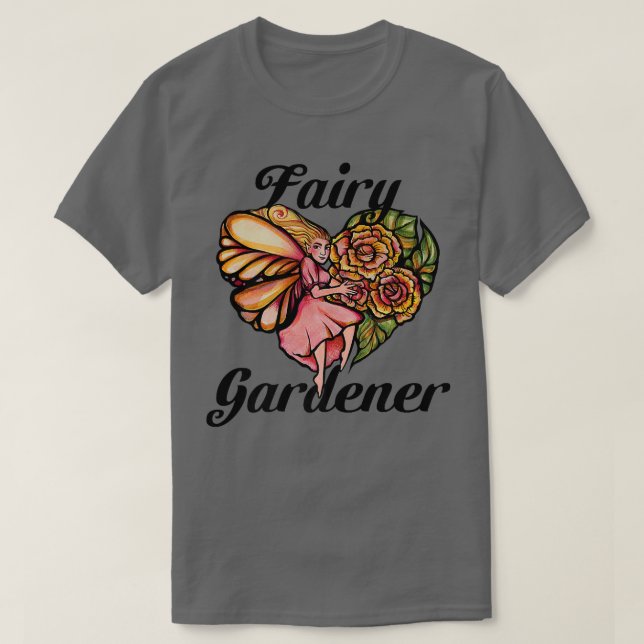 Fairy Gardener T Shirt (Design framsida)