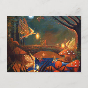 Fairy Gathering Postcards Vykort