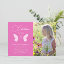 Fairy Girl Birthday minimalist Simple Modern Photo