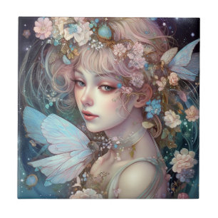 Fairy Girl Fantasy Art Kakelplatta