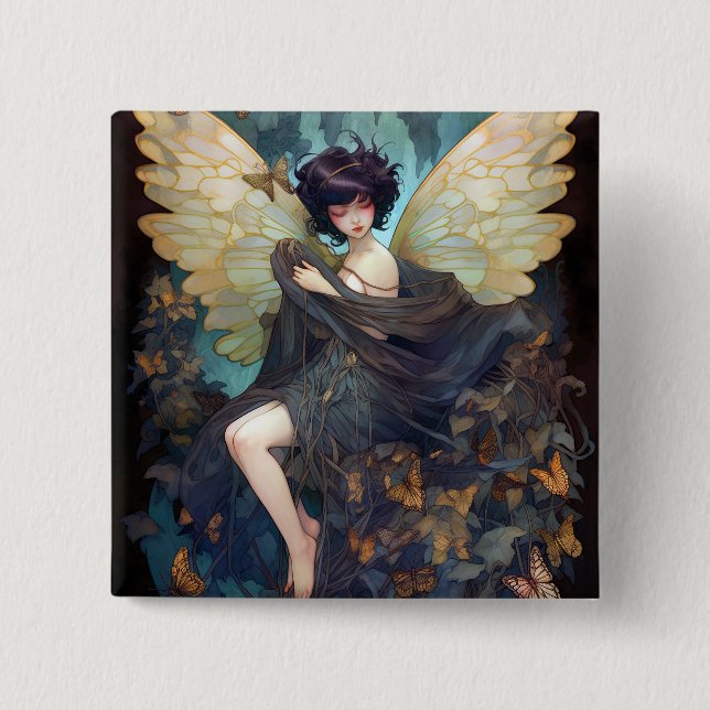 Fairy Girl Fantasy Art Knapp (Framsida)