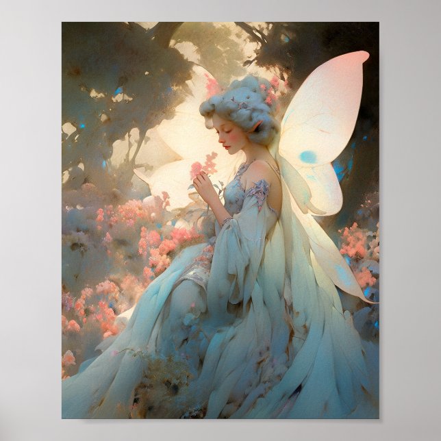 Fairy Girl Fantasy Art Poster (Framsidan)