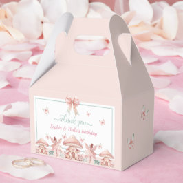 Fairy Girls Mushroom House Ribbon Twillingars Birt Presentaskar