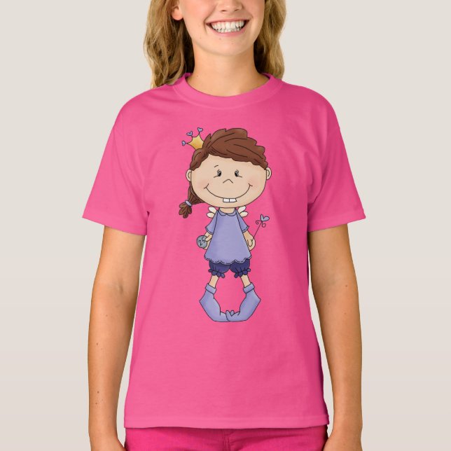 Fairy Girls'Basic T-Shirt (Framsida)