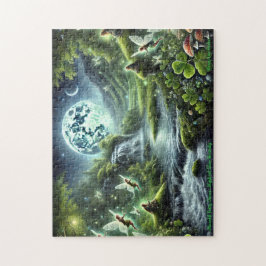 Fairy Glen Puzzle, Ethereal Fairies Irish Scene Pussel