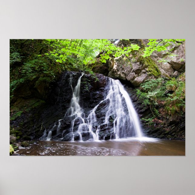 Fairy Glen vattenfall, Rosemarkie, Skottland Poste Poster (Framsidan)