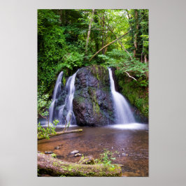 Fairy Glen vattenfall, Rosemarkie, Skottland Poste Poster