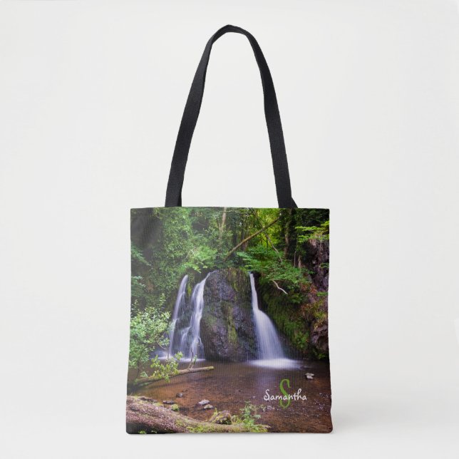 Fairy Glen vattenfall, Rosemarkie Tote påse Tygkasse (Framsida)