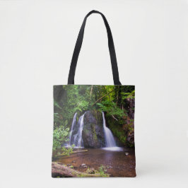 Fairy Glen water fall, Rosemarkie Tote bag Tygkasse