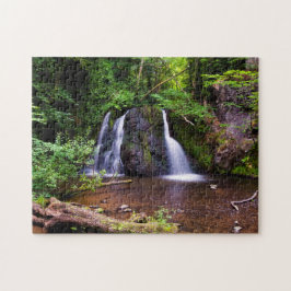 Fairy Glen Waterfall, Rosemarkie Jigszawa puzzle Pussel