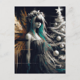 Fairy Glitch-jul Vykort