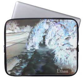 Fairy Glow Teal Laptop Sleeve