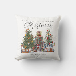 Fairy God jul Woodland Forest Kudde