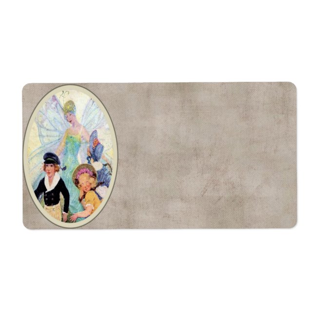 Fairy Godmor Avery Label Fraktsedel (Framsidan)