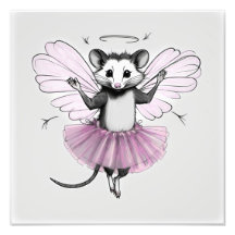 Fairy Godmor Mouse Poster