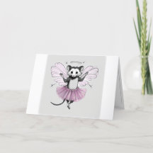 Fairy Godmor Opossum-kort