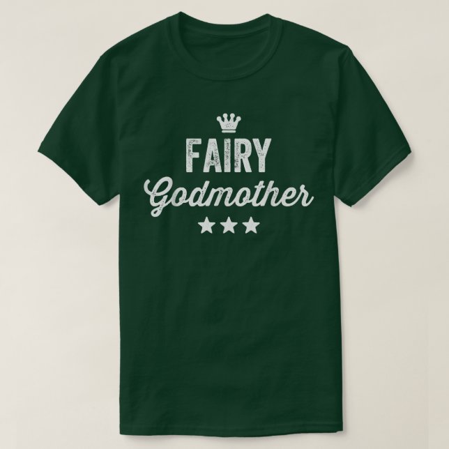 Fairy Godmor T Trollspö Star Spell Fantasy Gift Shirt (Design framsida)