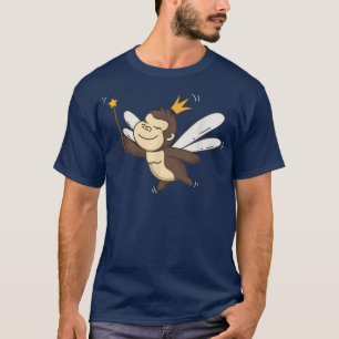 Fairy Gorilla Wildlife Mystical Animal Gorilla Fai T Shirt