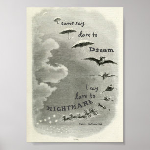 Fairy Gothmor Dare to Nightmare 5 x 7-tryck Poster