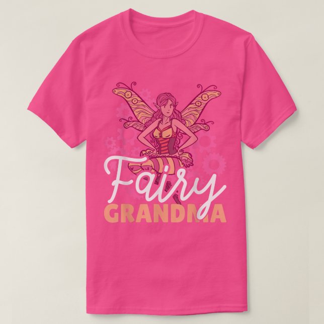 Fairy Grandma T Shirt (Design framsida)