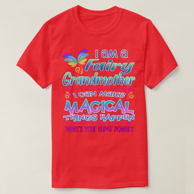 Fairy Grandmor Magic T Shirt (Design framsida)