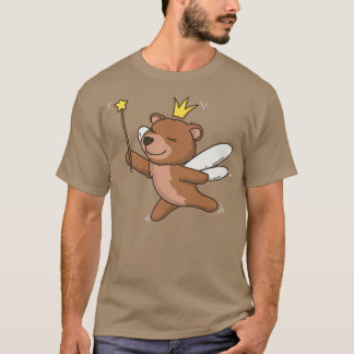 Fairy Grizzly Bear Wildlife Mystical Animal Fairy T Shirt