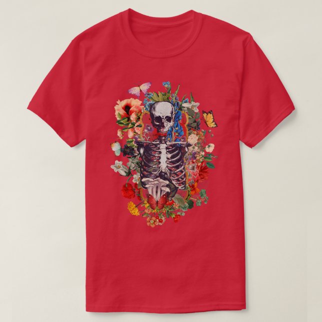 Fairy Grunge Butterfly Vinge Skeleton Fairycore Ae T Shirt (Design framsida)