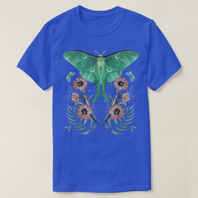 Fairy Grunge Fairycore Aesthetic Goth Luna Moth Bu T Shirt (Design framsida)
