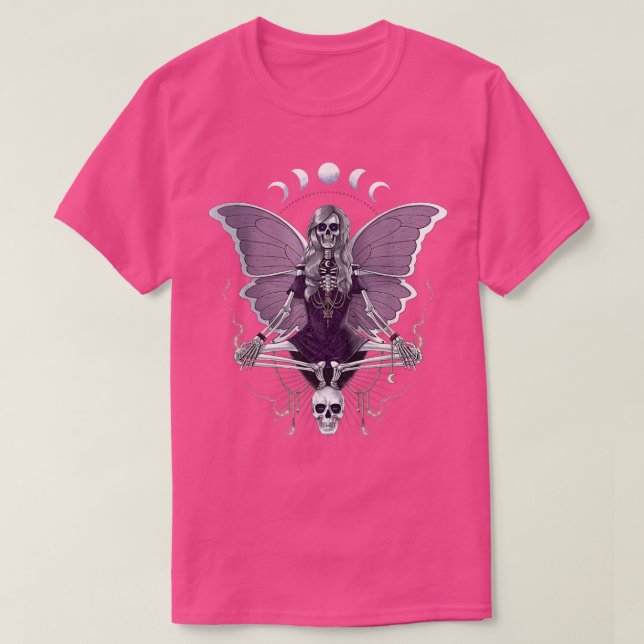 Fairy Grunge Fairycore Aesthetic Gothic Skeleton B T Shirt (Design framsida)