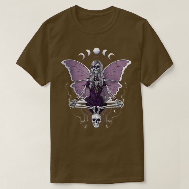 Fairy Grunge Fairycore Aesthetic Gothic Skeleton B T Shirt (Design framsida)