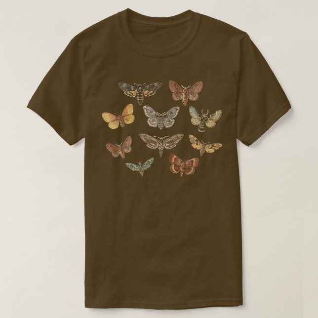 Fairy Grunge Fairycore Aesthetic Luna Moth Grunge T Shirt (Design framsida)