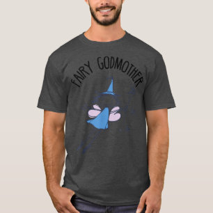 Fairy gudmor söt fairy med magisk trollspö gud mot t shirt