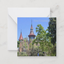 Fairy Hälsning! Anteckningskort