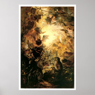 Fairy Haunt av Florence Vernon Poster