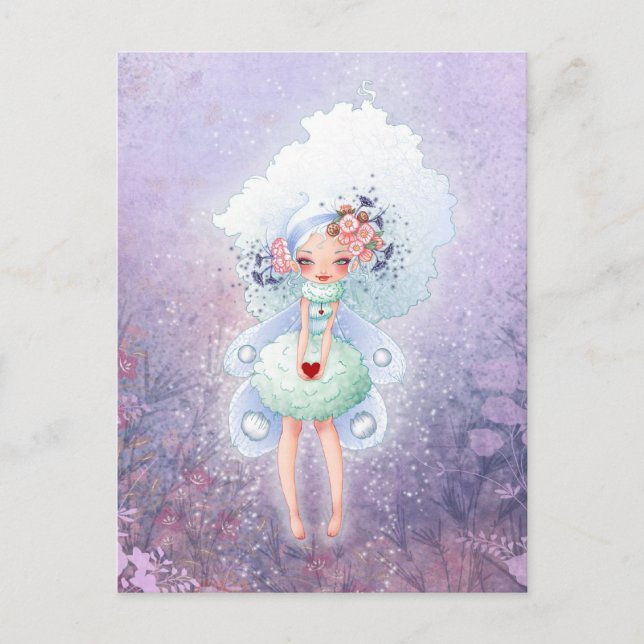 Fairy Heart Vykort (Framsida)
