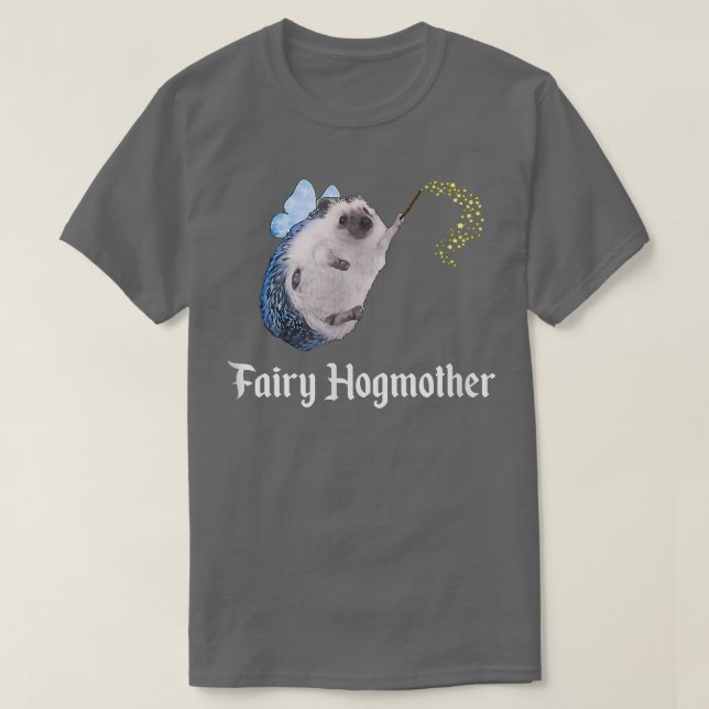 Fairy Hogmor Funny Hedgehog Godmor Pricklepa T Shirt (Design framsida)