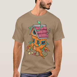 Fairy house in tree stumpFairycore T Shirt