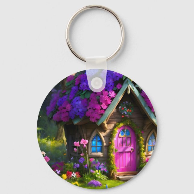 Fairy House Nyckelring (Framsida)
